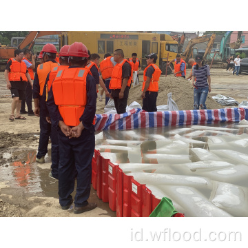 Kantong ekspansi penyerapan banjir cepat yang dikerahkan